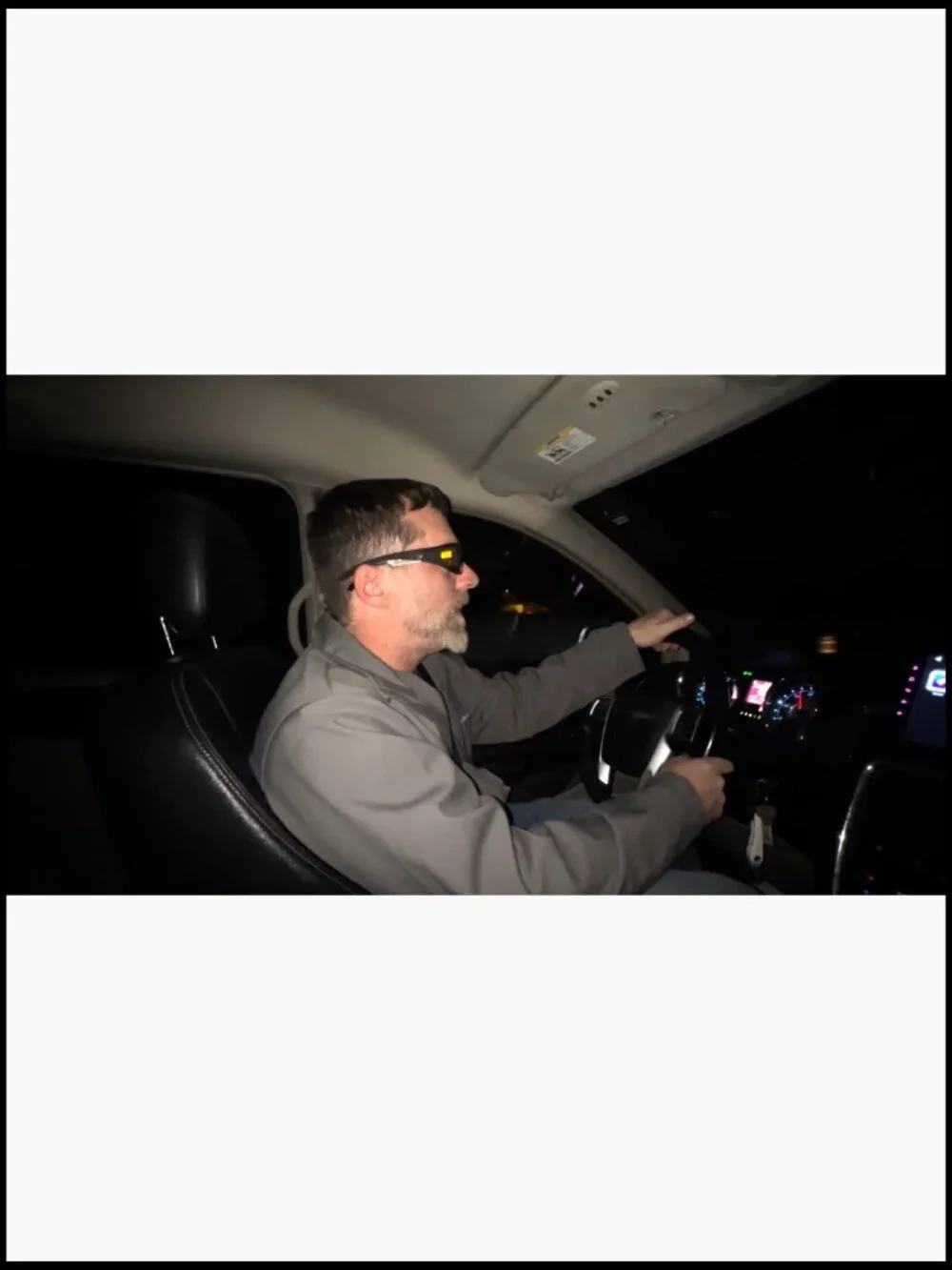 Night Driving Glasses Fit Over Glasses Polarized HD Lens TR90 Frame